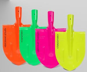 Лопата штыковая 200х270 ЛКО р-ж сталь рессорно-пружинная 65г б-ч (весенне алый) -МЛШЗ-10