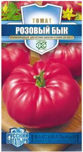 Томат Розовый бык 0,05г Н21 Индет Ср (Гавриш) Русский богатырь