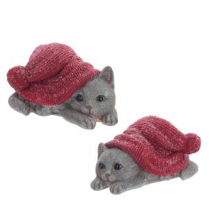 Фигурка декоративная Котенок, L14 W9,5 H7,5 см, 2в.