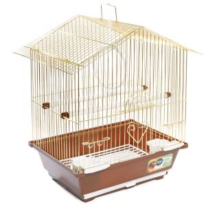 Клетка 2101G для птиц, золото, 300х230х390мм