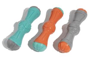 Игрушка резин Гантель 22*5см цвет в ассорт