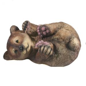 Мишка на боку L28W21H16,5см (ПОЛИСТОУН)