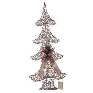 Ёлка с подсветкой, L40 W11 H90 см (3хААА, не прил.)