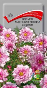 Космея Махровая кнопка Двуцветная 0,1г Одн 80см (Поиск)