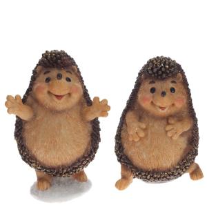 Фигурка декоративная Ежик, L10 W8,5 H14 см, 2в.