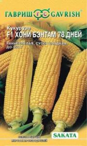 Кукуруза Хони Бэнтам 78 дней F1 сахарная 3г Ранн (Гавриш) Саката