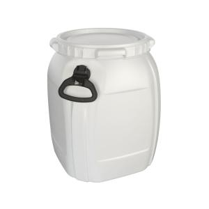 Бочка-бак  52л белая квадратная dгорл.29,9см-ЗТИ