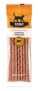 Лакомства д-кошек Колбаски Сливочные 30г Тит Бит 1-28