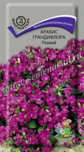 Арабис Грандифлора Розовый 0,1гр Мн 20 см (Поиск)
