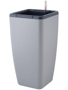 Мюнхен кашпо со вставкой 20л d24 h52,4см с АВТОПОЛИВОМ утренний туман Munchen- 6 ПлР