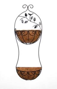 Коковита-кашпо настенное на 2 горшка 33*16*80см KS-15519