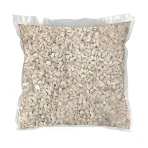 Декоративный щебень 20кг белый с оттенком мраморный фр.5-10 мм/1