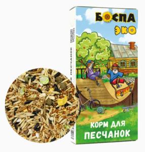 Корм д/песчанок 400г БОСПА ЭКО 1/20