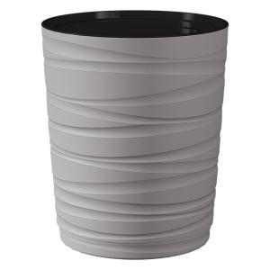 Модерн Медиум кашпо со вставкой 15л d30 h36см Серый жемчуг -5