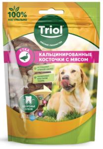 Лакомство для собак «Кальцинированные косточки с мясом утки», 70г