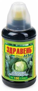 ЖКУ д-капусты 0,5л Здравень Аква с мерн.стакан. 1-12 ВХ 