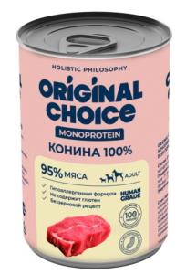 Корм д-собак конс 340г конина ORIGINAL CHOICE 1-6