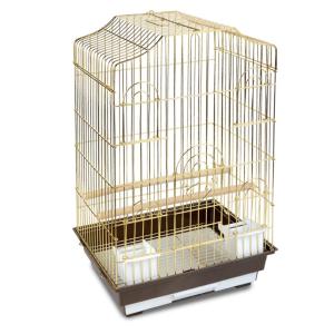 Клетка 6112G для птиц, золото, 465х360х710мм