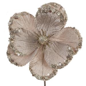 Цветок искусственный Магнолия, L12 W12 H14 см