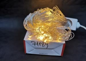 Гирлянда Сетка, 120ламп, 2х2м теплый белый  (Факт. арт. на коробке 71186)-60шт