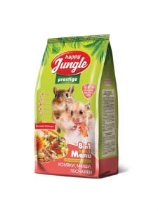 Корм д-хомяков, мышей, песчанок Happy Jungle Prestige (Хеппи Джангл) 500г-12