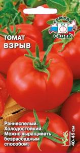 Томат Взрыв 0,1г ,ран.,45см. до 150г.(Седек)