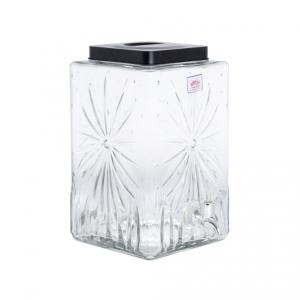 Бутыль 8л резная с пластик. крышкой 1-6