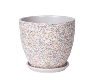 Лунный камень 4 горшок с поддоном 2,5л d18 h16см высокий овал 