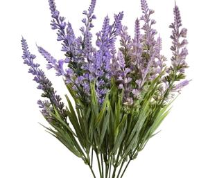 Искусственные цветы Лаванда из силикона h37см Искусственные цветы Лаванда из силикона h37см