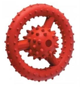 Кольцо Руль со Звоном каучуковое для собак 12см