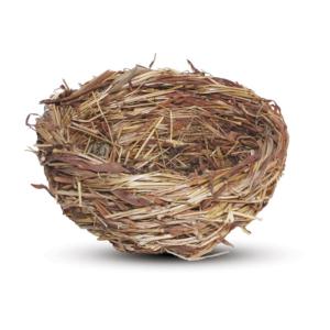 Гнездо для птиц из луговых трав, d110х45мм, серия NATURAL 