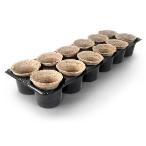 Набор для рассады с торфяными горшками 11 огурцов и 1 помидор НОВЫЙ 2