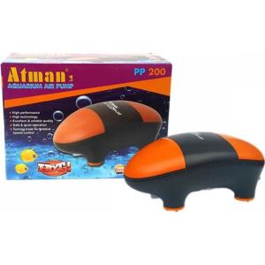 Компрессор Atman PP-200 супертихий для аквариумов до 150 литров, 150 л-ч, нерегулируемый