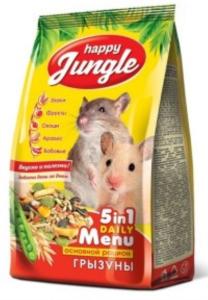 Корм д/грызунов Happy Jungle (Хеппи Джангл) универсал 350г/23