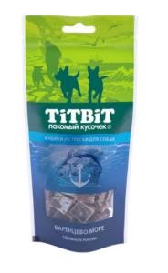 Лакомства д/собак Кубики из трески 75г Тит Бит 1/10