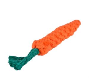 Игрушка WOGY д-собак плетеная Морковка 22х3см, микс арт.10922-0227 Код268094