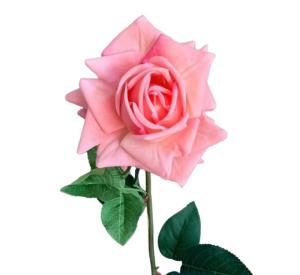 Искусственные цветы Роза из силикона Н74 см