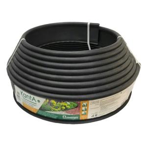 Бордюрная лента садовая 10смх10м черная 