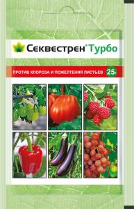 Секвестрен Турбо 25г от хлороза и пожелтения листьев 3/150 ВХ