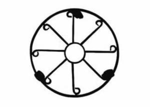 Подставка на колесах мал d33