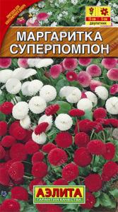 Маргаритка Суперпомпон,смесь Аэлита