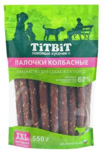 Палочки колбасные для собак всех пород 550 г - XXL выгодная упаковка
