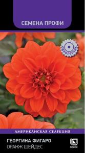 Георгина Фигаро Оранж Шейдес 10шт Одн 35см (Поиск) Семена Профи