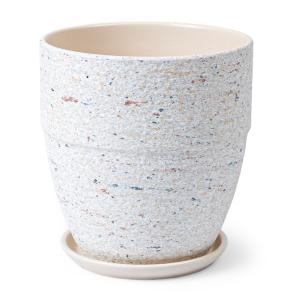 Бежевый камень 4 горшок с поддоном 3,4л d18 h19см готика борт 