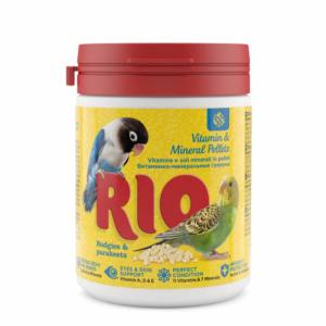 Витаминно-минеральные гранулы RIO д-волнистых и средних попугаев 120г Витаминно-минеральные гранулы RIO д-волнистых и средних попугаев 120г