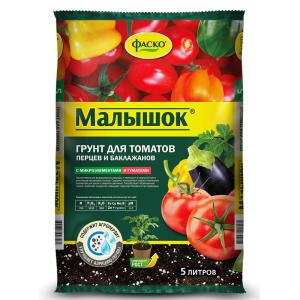 Грунт для томатов и перцев  5л Малышок 5/315 Фаско