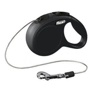 рулетка-поводок Flexi NEW CAT  3м до 8кг  ТРОС СИНИЙ 1-12  23419