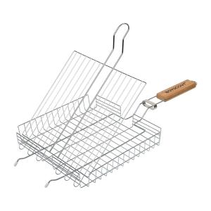 Решетка д/барбекю 250*250мм универсальная глубокая, облегченная, Hot Pot/8