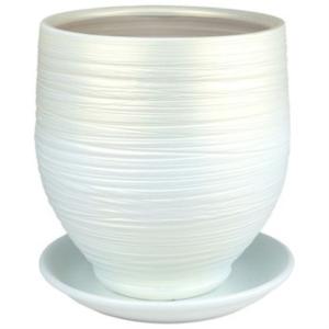 Горшок ОНИКС бутон 18см персик-жемчуг