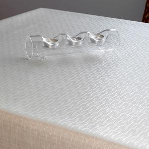 Клеенка Polyline PLK253-WH на тканевой основе 1,4м*15м.п. Джаспер белый/Испания